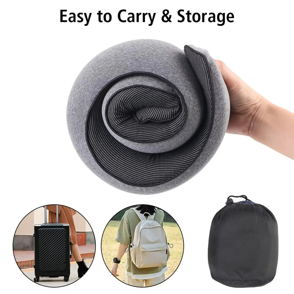 Portable U-shaped Travel Pillow