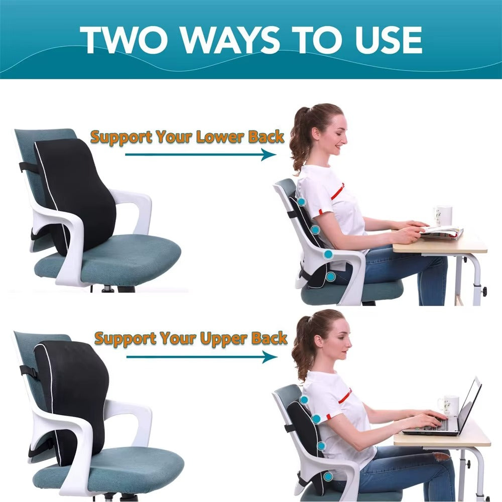 Lumbar support cushions
