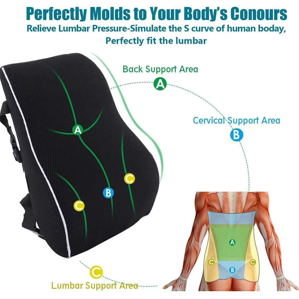 Lumbar support cushions