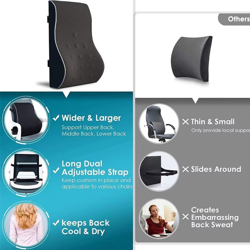 Lumbar support cushions